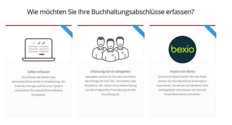 Bexio Integration für Firmenkredite